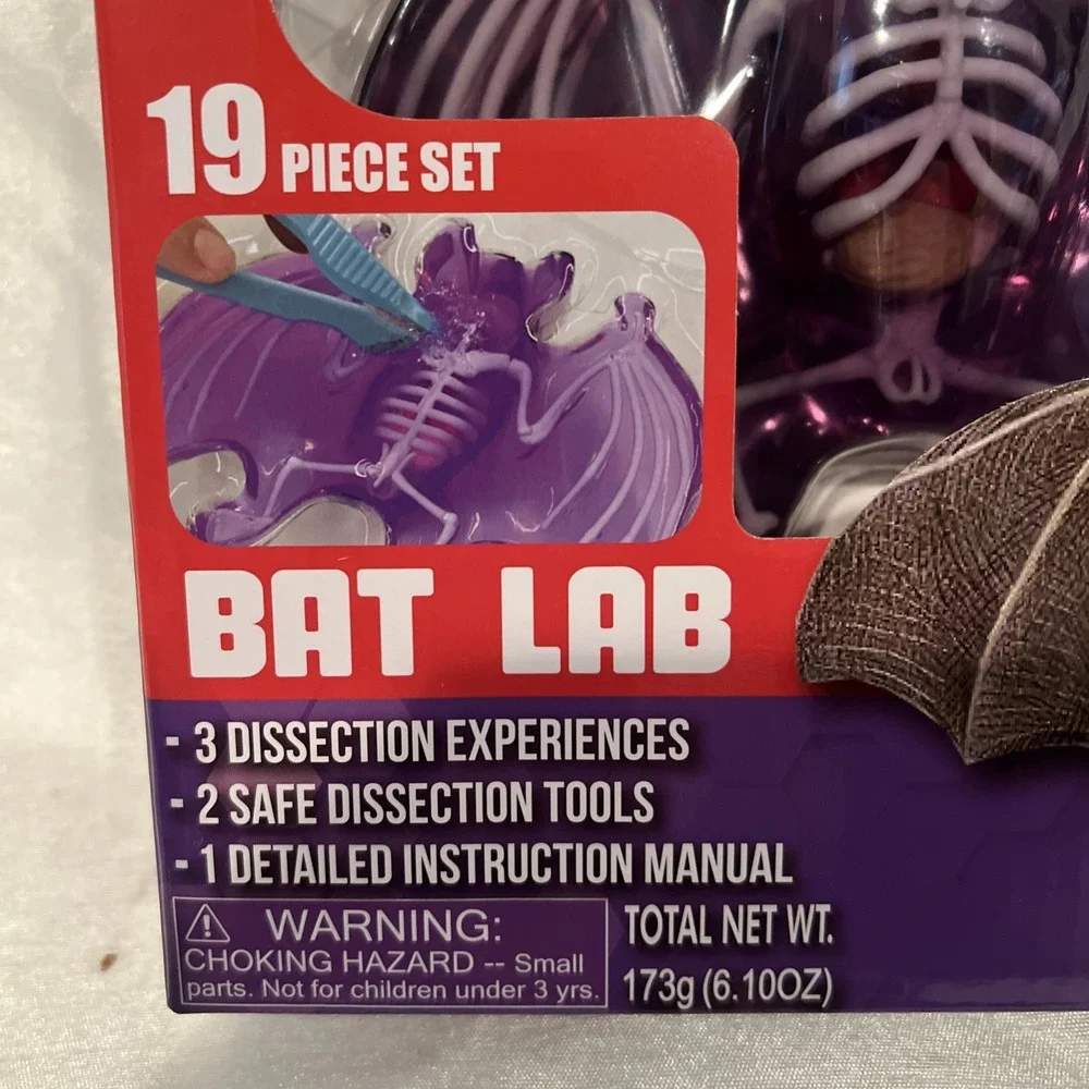 STEM - NEW Dissect-it Synthetic Lab Dissection Kit‎ - Toy Project Bat Biology